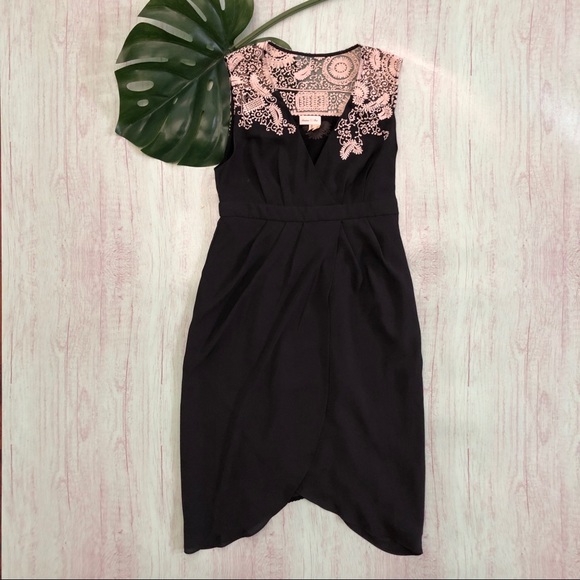 Anthropologie Meadow Rue Tulip Faux Wrap Dress - Picture 2 of 7